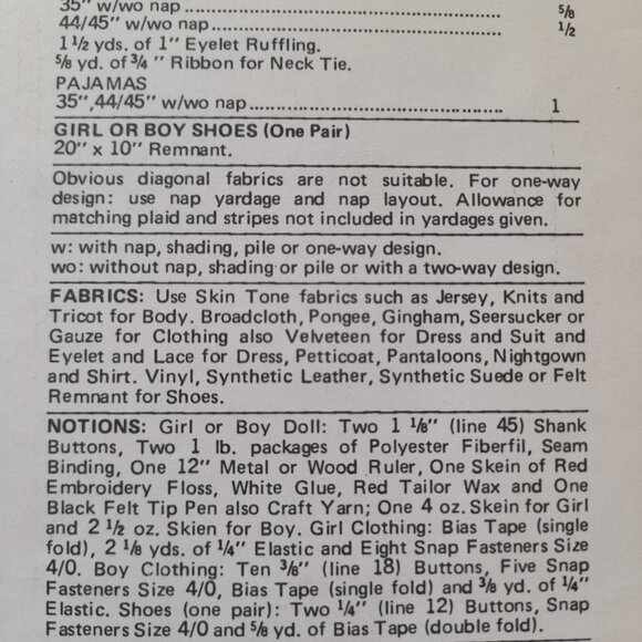 Vintage 32" Doll Sewing Pattern Vogue 1336 UNCUT Boy Girl Clothes Wedding - Picture 8 of 11